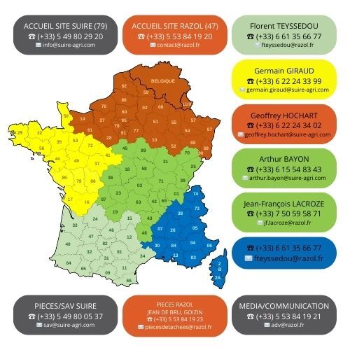 carte france COM SUIRE